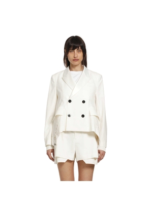 Wool Suiting x Denim Blazer