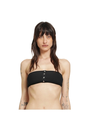 Ribbed Strapless Bikini Top