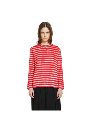 Striped Cotton Jersey Long Sleeve T-Shirt