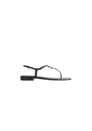 GG Marmont Thong Leather Sandals