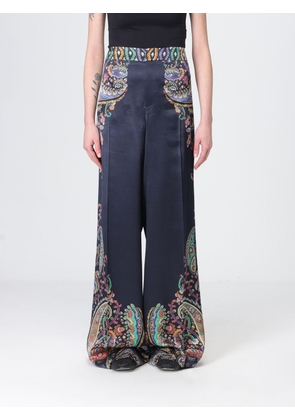 Pants ETRO Woman color Blue