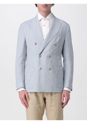 Jacket ELEVENTY Men color Gnawed Blue