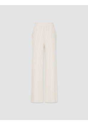 Light Cable Knit Trousers - S