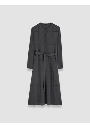 Helene Crepe de Soie Silk Dress - 36