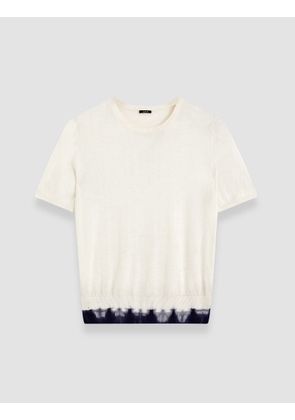 Silk Cotton Knit Top - M