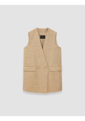 Speckled Silk Linen Arago Waistcoat - Regular / 38
