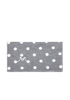 Rowen Rose Headband in Grey Polka Dots - Grey. Size all.