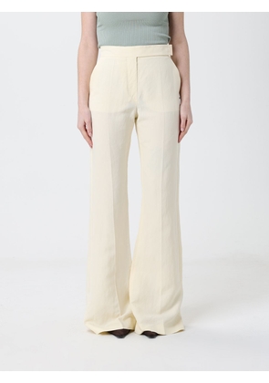 Pants MAX MARA Woman color Champagne