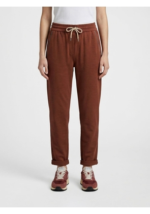 Pants BRUNELLO CUCINELLI Woman color Burgundy