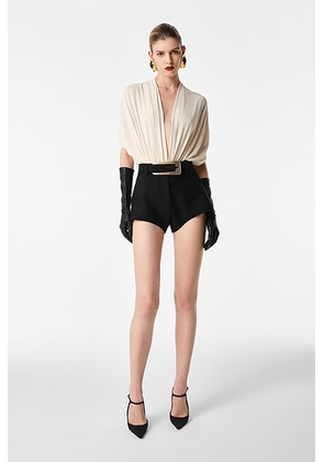 REVOLVE LOS ANGELES Heidi Hot Short in Black - Black. Size L (also in M, S, XL, XS, XXS).