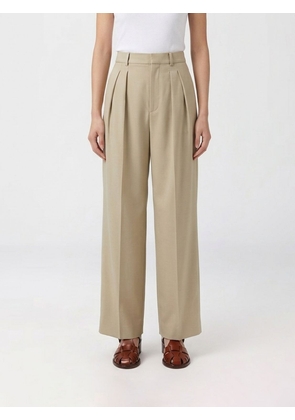Pants SAINT LAURENT Woman color Mustard
