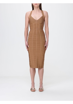 Dress ELISABETTA FRANCHI Woman color Brown