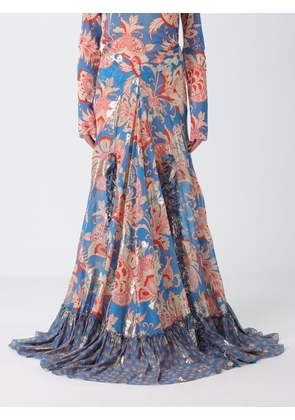 Skirt ETRO Woman color Gnawed Blue