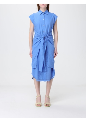 Dress TELA Woman color Gnawed Blue