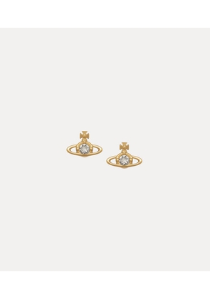 Vivienne Westwood Nano Solitaire Earrings Gold-silver-shade-crystal Gold-silver-shade-crystal Women