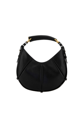 Saint Laurent Black Leather Small Mombasa Shoulder Bag