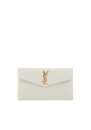 Saint Laurent Uptown Logo Plaque Clutch Bag