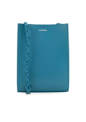 Jil Sander Turquoise Leather Small Tangle Shoulder Bag