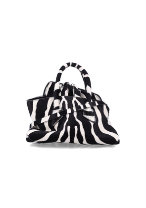 The Attico Top Handle La Passeggiata Mini Zebra