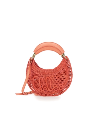 Chloé Handbag P782 With Leather Logo Detail Fuchsia