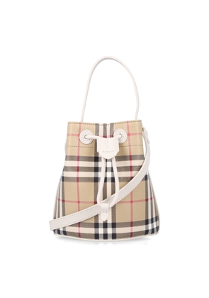 Burberry London Mini Check Bucket Bag