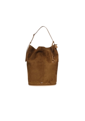 Alaia Large Suede Bucket Bag