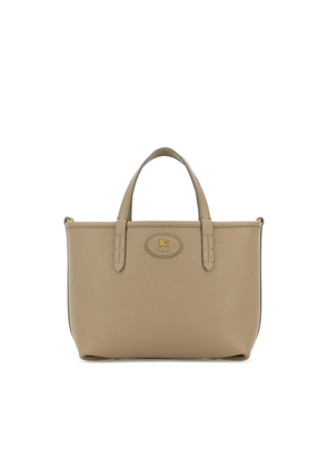 Burberry Dove Grey Leather Mini Bloomsbury Reversible Handbag