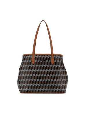 Au Depart Printed Canvas Tote No.47 Shopping Bag