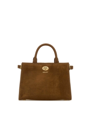 Burberry Brown Suede Mini Cotswolds Handbag