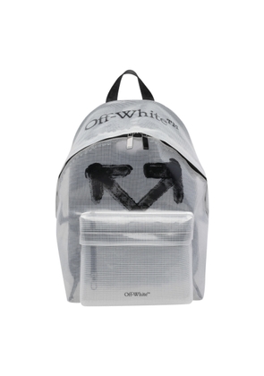 Off-White Transparent Heritage Backpack