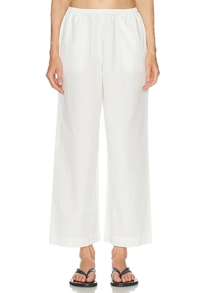 Deiji Studios Ease Trouser in White - White. Size L (also in M, S, XS).