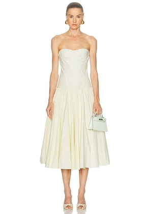 Alexis Samira Dress in Ivory - Ivory. Size L (also in M, S, XS).