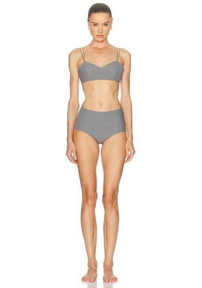 Jil Sander Bra Set in Shadow - Grey. Size 38 (also in 40, 42, 44).