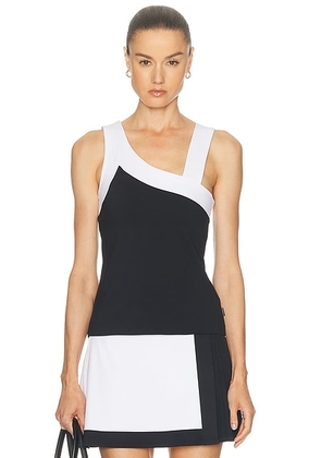 Goldbergh Sierra Tank Top in Black - Black,White. Size L (also in M, S).
