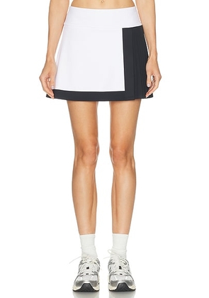 Goldbergh Axelle Skirt in White - White,Black. Size L (also in M, S).