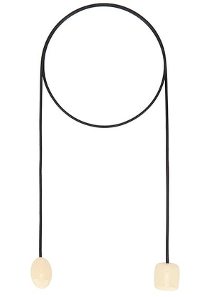 Julietta Jamie Choker in Black & White - Black,White. Size all.