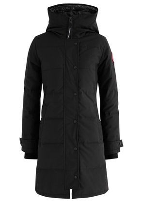 Canada Goose Shelburne Hooded Arctic-tech Parka, Black, Parka, Coat - XS