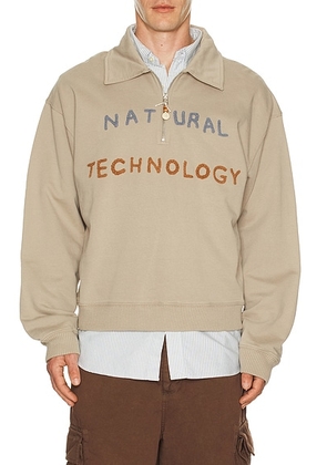 Story mfg. Geo Pullover in Soft Grey - Grey. Size M (also in ).