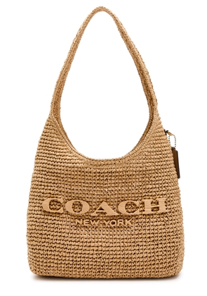 Coach Brooklyn 28 Raffia Shoulder bag - Natural - One Size