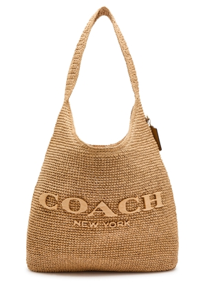 Coach Brooklyn 28 Raffia Shoulder bag - Natural - One Size