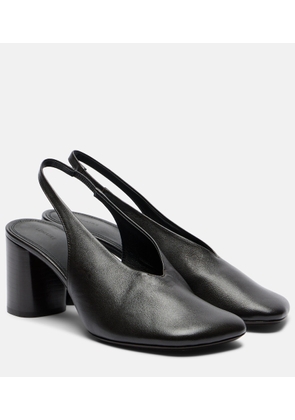 Lemaire Glove leather slingback pumps