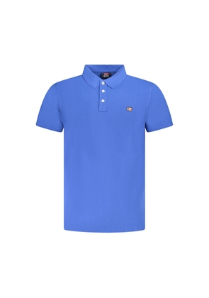 Norway 1963 Blue Cotton Men's Polo - M