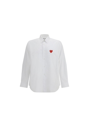 Comme Des Garçons Play White Cotton Shirt - L