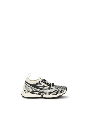 Off-White Multicolor Polyethylene Athletic Sneakers - EU36/US6