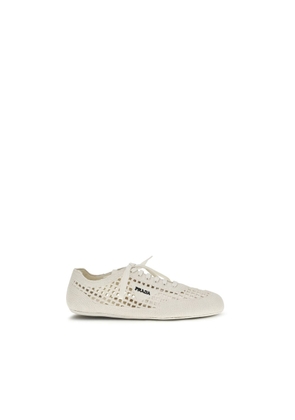 Prada Beige Fabric Low Top Sneakers - EU36/US6