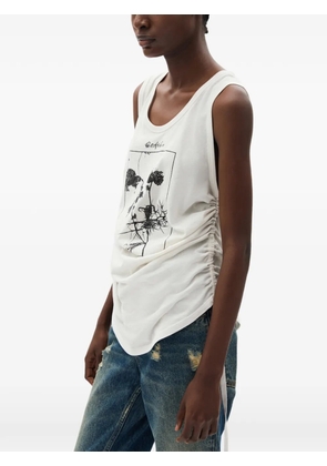 Ann Demeulemeester Mexi jersey tank top - White