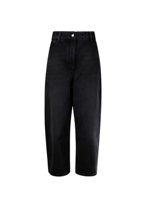 Studio Nicholson belt-loop buttoned jeans - Black