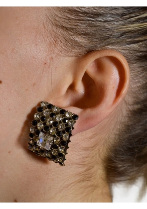 BOZART rectangular clip-on earrings - Silver