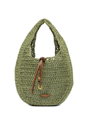 GIANNI CHIARINI Nefeli logo-patch shoulder bag - Green