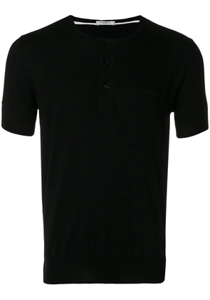 Paolo Pecora short sleeve polo shirt - Black